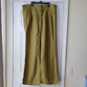 ATHLETA LINEN PANTS. NEW. Tall.